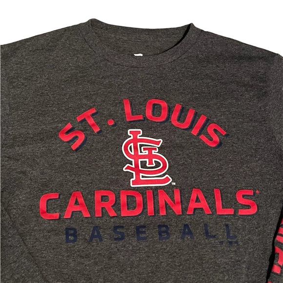 🩵St. Louis Cardinals Men’s Long Sleeve Tee - Size Small - Picture 2 of 7